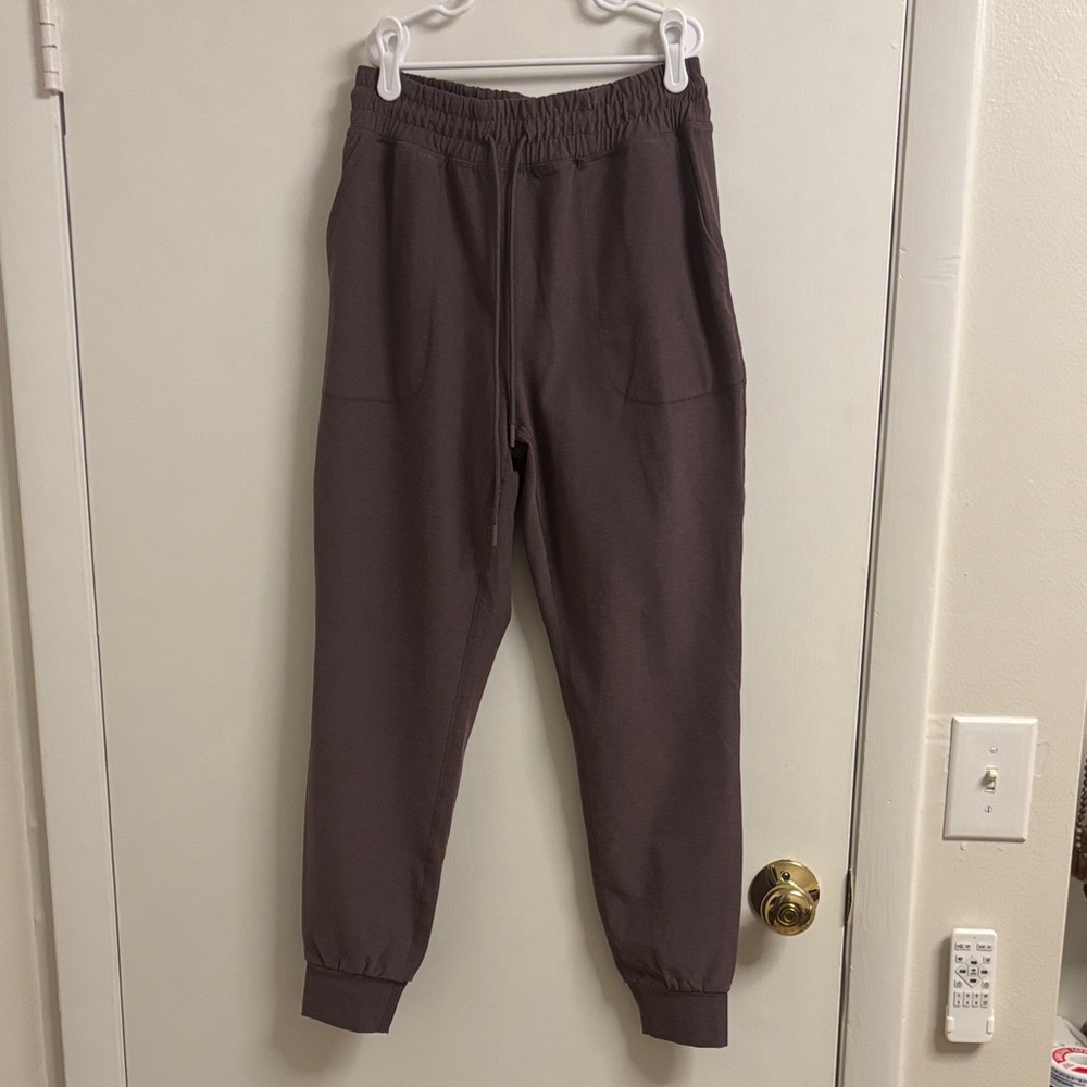 Beyond Yoga Spacedye Commuter Midi Joggers Purple Brown Women’s XS